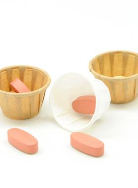 水试防油一次性吃试HCQ饮杯食品小吃酱级料杯分药防纸杯