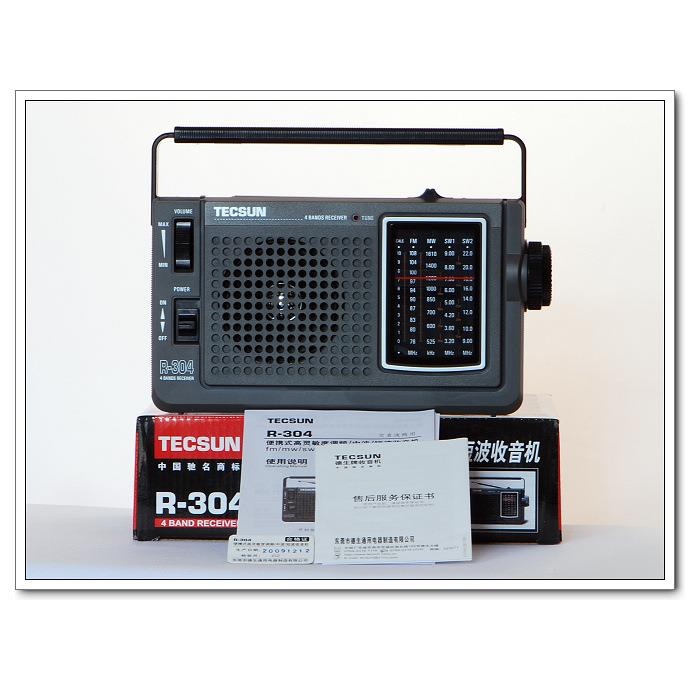 大量德R-304P高灵度敏调频/波/短304波收音生机（老中人专用）