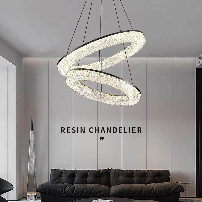 现代意886式高端高级轻奢客吊厅灯现代灯简约卧室厅吊餐灯圆形大,家装灯饰光源,智能吊灯,淘宝优惠券,粉丝福利购,淘宝优惠卷