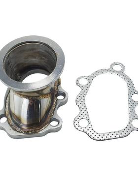 eby改装汽配涡轮增a压84673器5孔法兰底座带垫片适用2于T25T8