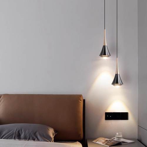 卧室吊床头吊灯24806围极简意式创意升设计餐厅吧台小线灯可降装