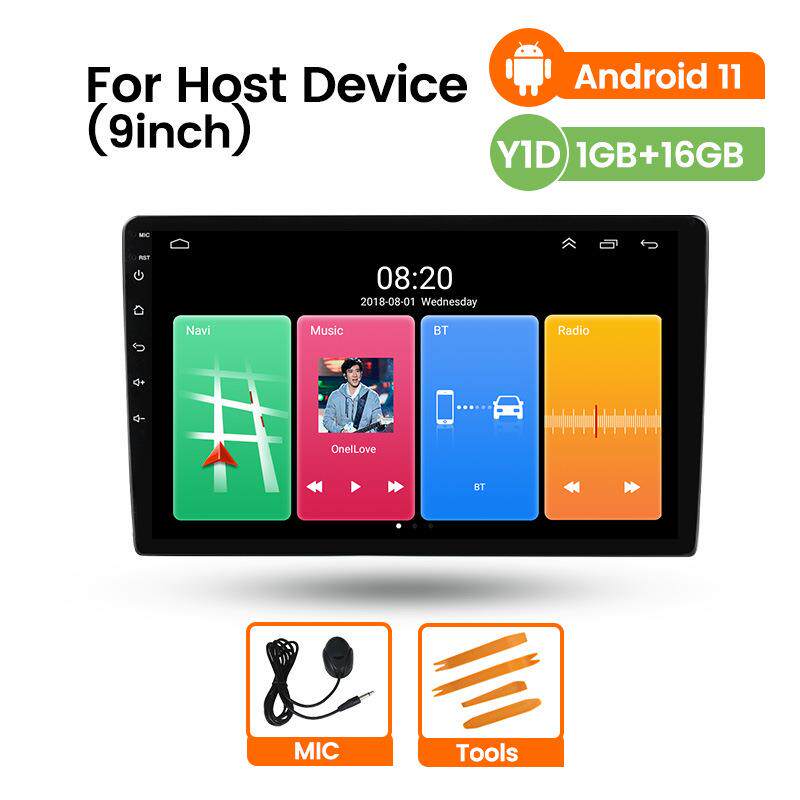 热销AC8227L安卓11大屏导航车载多媒体9寸10寸导航主机YD款UI