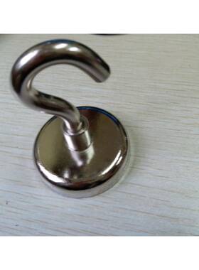 磁性挂钩吸力磁性挂钩强磁无痕挂钩吸铁磁性免钉强磁挂钩D48mm