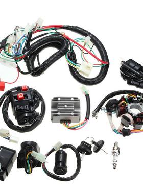 线束织机电磁线圈整流C128125cc-250cc高压包继电器含火花塞