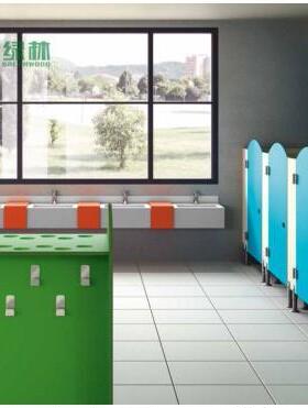 12mm黑色防潮b高密度板颗粒板洗手间隔断耐水耐撞击施工方便12mm