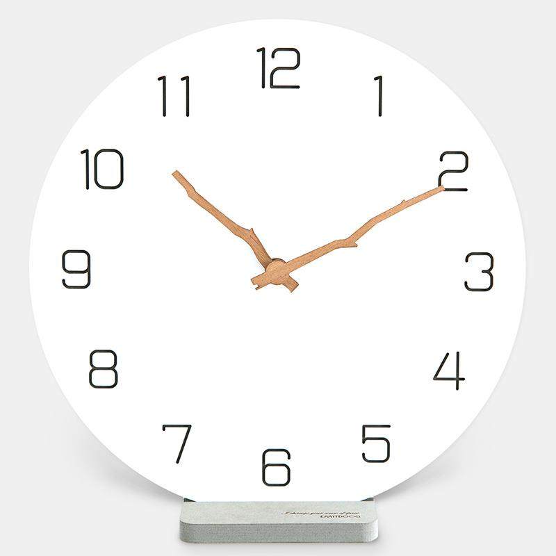 wozoom屋准现代简约挂钟客厅钟表北欧时尚创意家用静音壁钟极简