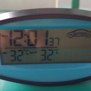 多重彩色汽车电子产品电压计双温度双色背光可转换动感LOGO闪现