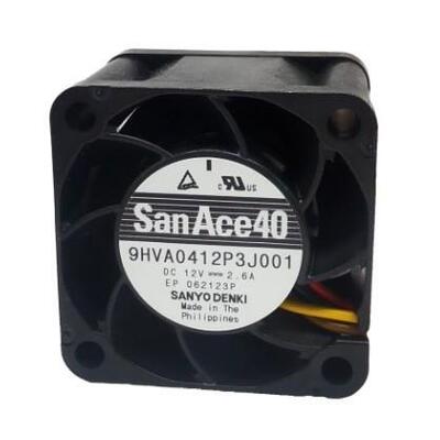SanAce山洋4028直流9HVA0412P3J001高转速高风压12V轴流风扇PWMFG