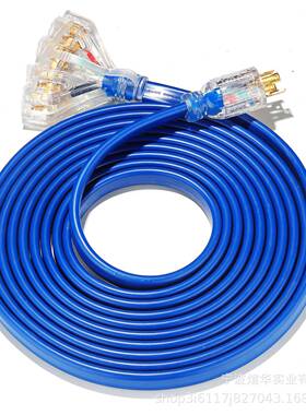 L14-30P/N5-20R适配器透明带灯插头到四个家庭重型电源线扁平电缆