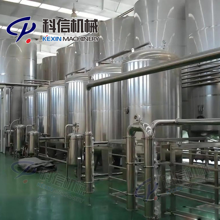 小型易拉罐装板栗汁饮料生产设备 成套板栗汁饮料灌装设备