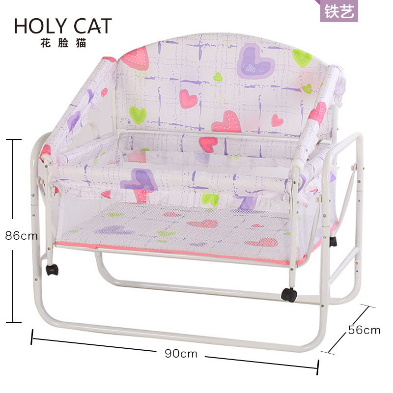HOLYCAT婴儿床DC-6089新生宝宝金属床坚固