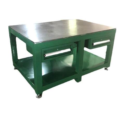 结实耐用钢板工作台钳工台模工台钢板桌飞模台铸铁平台桌子