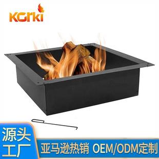 庭院焚火台户外野营烧烤炊具篝火晚会大火盆取暖柴火炉火坑烧烤
