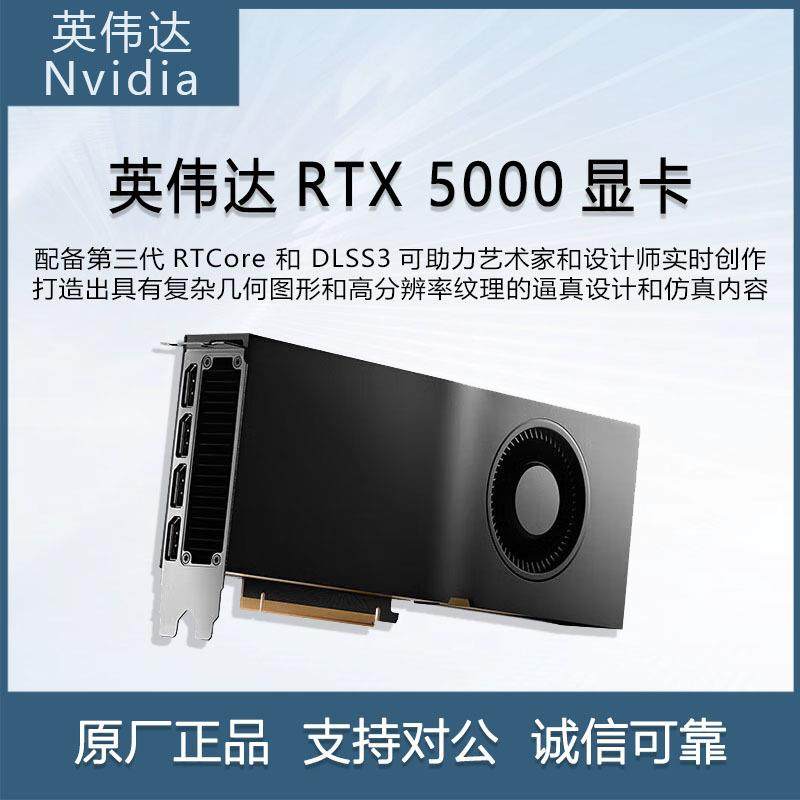 英伟达（NVIDIA）RTX5000Ada32GBGPU渲染GPU运算加速显卡
