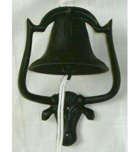 金色制品YH02032牛头钟铸铁工艺品铁制门铃多款任选