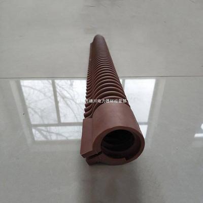 跳导线导线遮蔽管罩波纹软质导线CAW电力检修线防罩绝缘跳护线管