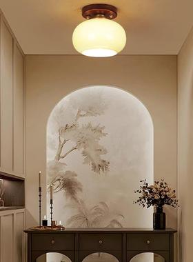 道灯走12464廊胡桃入木复灯古风过吸顶灯户玄关灯阳台灯中古风灯