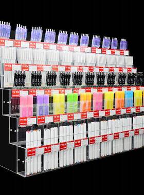 笔架克具店展22299示架文多层阶梯宝塔柜生台亚力透明学钢笔收纳