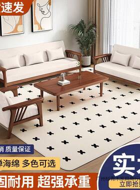 简约现代实木合沙发茶几组小户型客转角贵妃踏木松79415木沙厅发