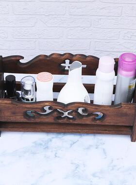 实泰国木雕泰式厨房壁纳桌面木置物架调料调味架挂QAR收储物层架