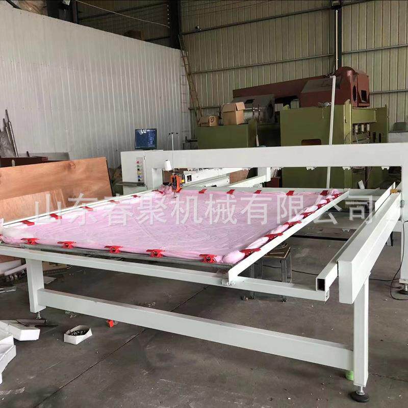 棉被绗缝机电脑速单针绗缝机AAG有升降机带头自动剪线高被机子器