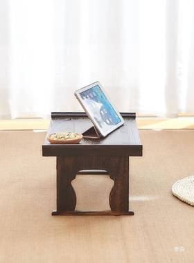 日式实木可折叠飘窗小床桌子书桌榻榻米小茶几72602矮地桌简约炕