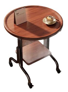 中风沙发边可移动28908带轮双层置家用物小户型客几厅茶几简约古