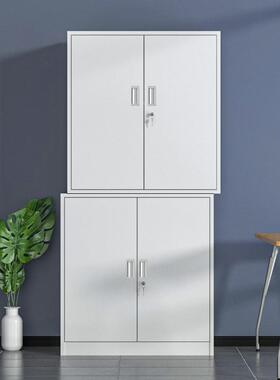 体双节凭钢制铁皮文件柜办OJY公分室资储料档案证物书柜带锁工具