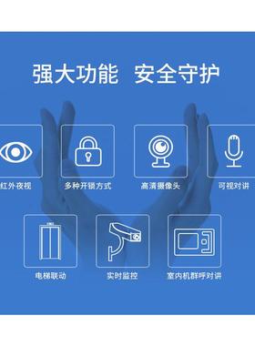 楼宇对讲XKE3/E052可视50493门铃单对元门可视讲0室内门禁显示屏