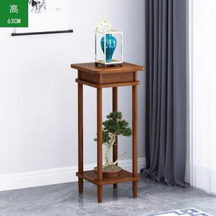 花3679架端子室地内客厅落式置物架高萝摆件花盆架实木新中式绿植