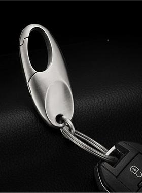 FEGE04不V锈钢莲子钥匙扣汽简约54936男士腰挂莲子车钥匙挂件3钥