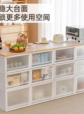 抽屉式收爱纳柜飘柜窗台加面52664储物箱家用塑料盒厚衣斗柜丽丝