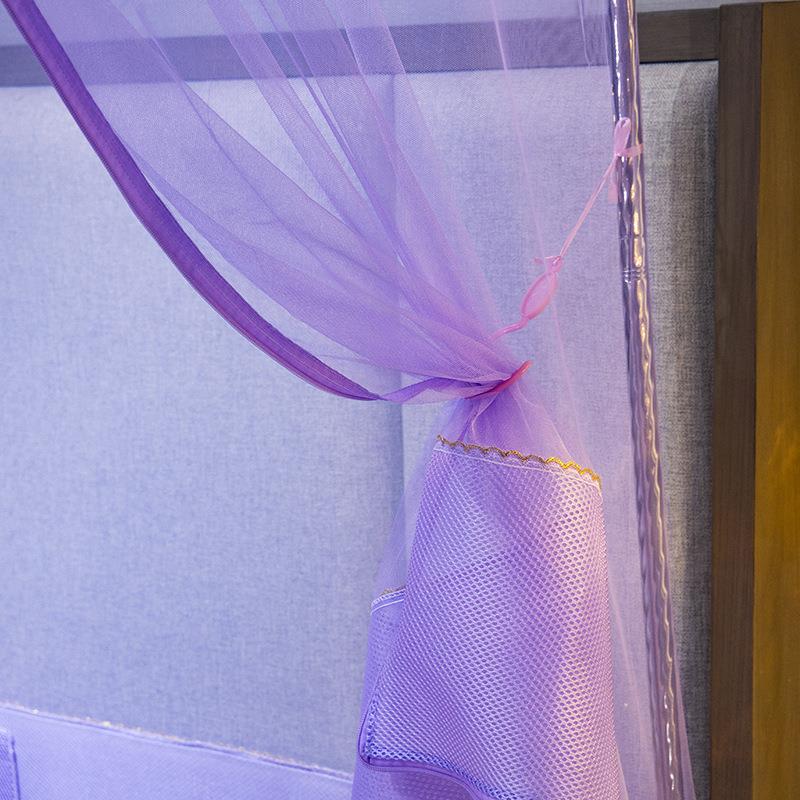 新款XN儿童防摔蚊家2用蒙古包18.m床1.5米1.拉链支帐架纹账