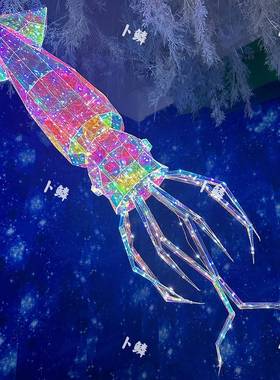 场射镭母发30370商光水鲸鱼装饰海洋主题幻彩