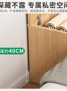 现长条缝隙夹窄床头柜床边柜柜简约代易储物72131柜缝卧室柜简柜