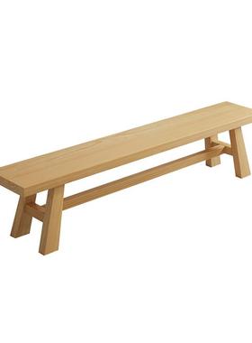 餐千幕实现代约木长条凳酒店民宿木58107板凳家用餐凳长条椅厅长