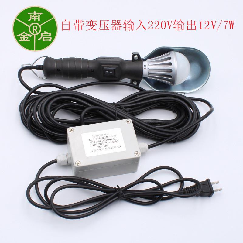 LED压检修灯自LED行灯低照带变压器低压12V6V行灯手提修明工作灯