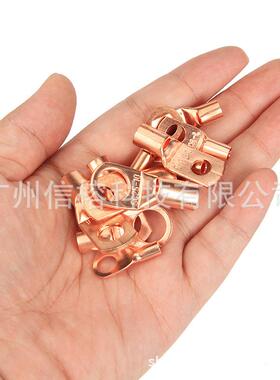 50pcs盒装端子热缩管套装子170psHCW铜色窥口裸端+180pccs热缩套