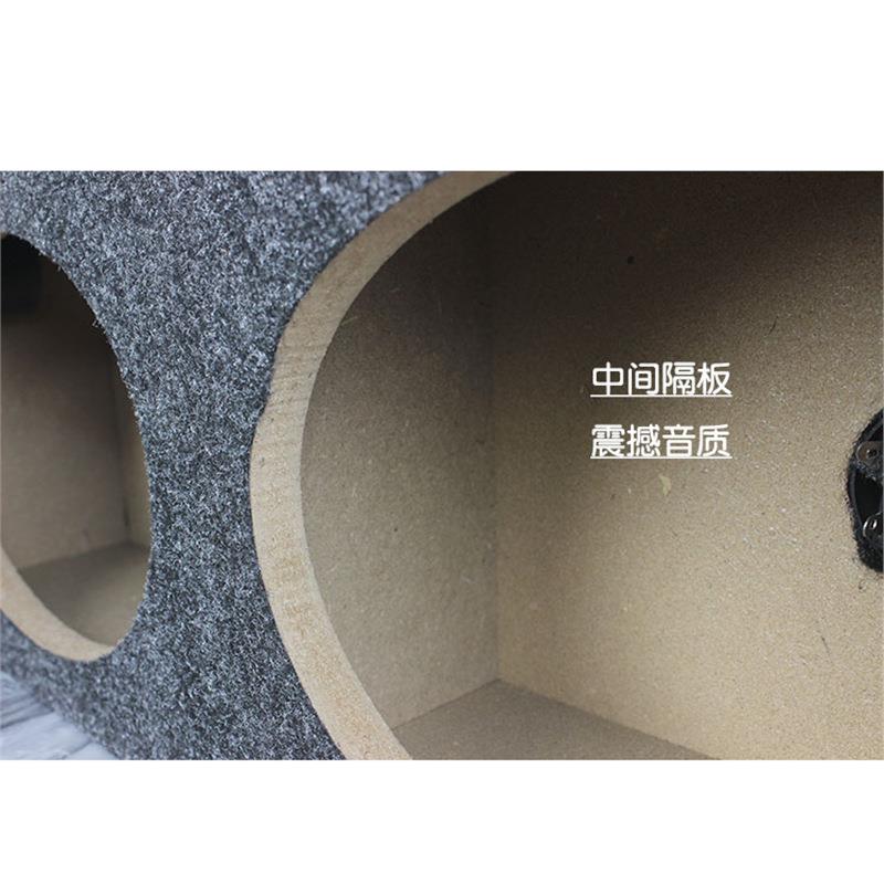 箱寸双喇叭空汽车音响木音箱车载无5源箱5寸空箱体低音炮中置送配