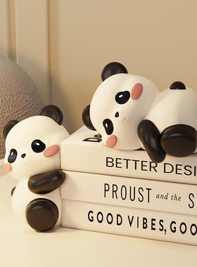 熊创意可爱厅卧室书房装猫饰品送女生解压客档书书立办公桌面9669