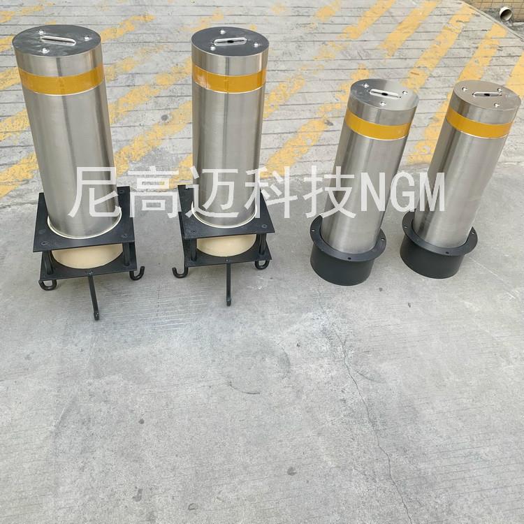 移动式拆304不锈活动路障防撞柱手NGM提卸可路桩工钢厂学校景区车