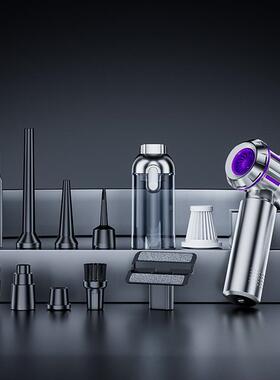 新款无线吹吸一体YGW吸尘一器倒尘键手尘持吹器大功率吸力车载吸