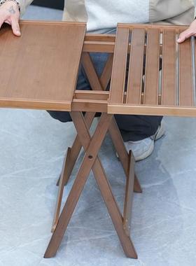 楠竹折桌椅组合户外休闲茶桌牌桌叠AL-90948竹凳子椅简易家用子阳