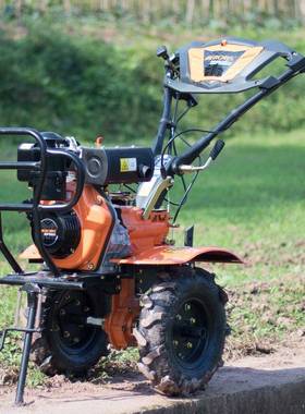 航天巴新款汽山油微耕机小型柴松油58678农用耕地田机土翻耕地多