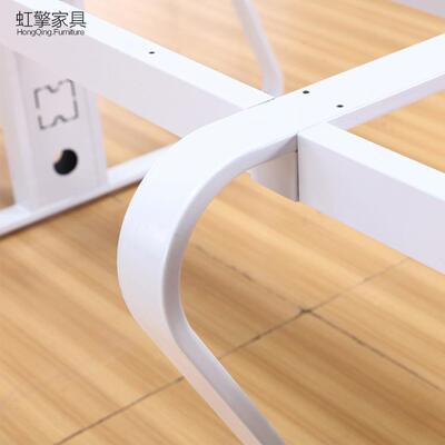 职员办桌简易办公会议条桌公多人位长桌洽谈长员工EFD办公桌椅家