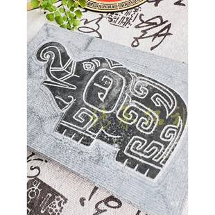 吉象拓板拓片石刻拓印验38853石文创研学器模青具模板工厂可皿石