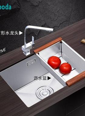 台小槽单下厨房手工盆4XBD100230不锈钢洗碗池