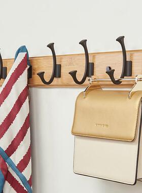 衣服挂钩创意钩墙上挂衣架墙壁门后玄关挂进门75774入户挂衣壁置