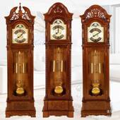 复别墅立式 AXS摆欧式 机械落地钟实木座钟客厅古立钟中式 发大条钟