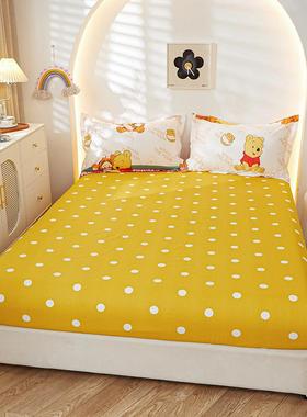 纯棉床笠单8件150.200cm1床上用品YL006133宿舍简约小格子全棉床